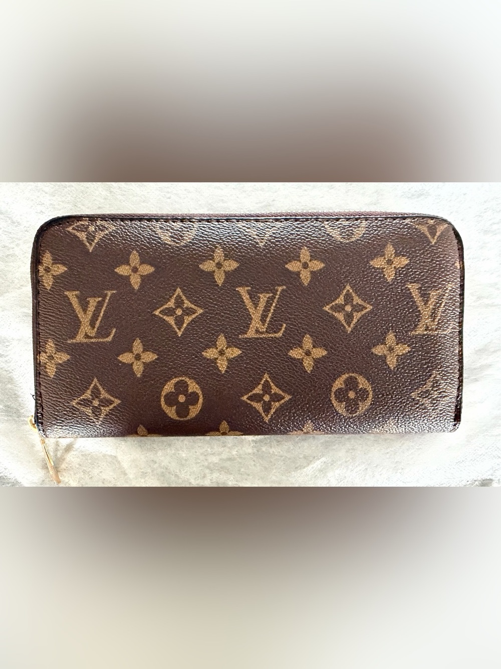Louis Vuitton Brown Monogram Zip-Around Wallet